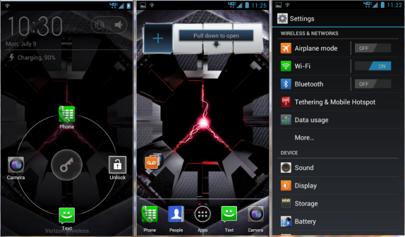 摩托罗拉的 Android UI