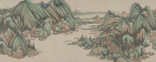 青绿山水图（清代王鉴创作纸本设色画）_百度百科
