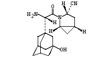 沙格列汀分子結(jié)構(gòu)式