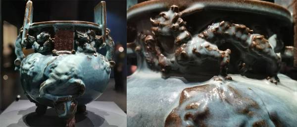 中国　北宋　鈞窯　香炉　古箱付き 钧窑“小宋自造”香炉_百度百科