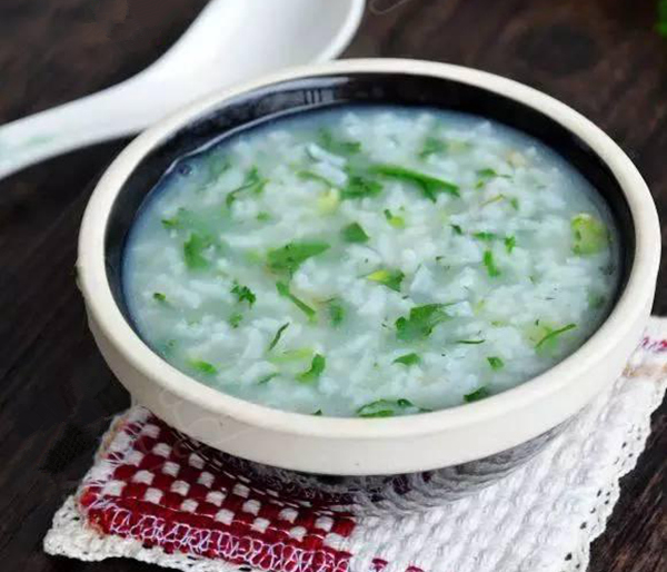 韭菜粳米粥