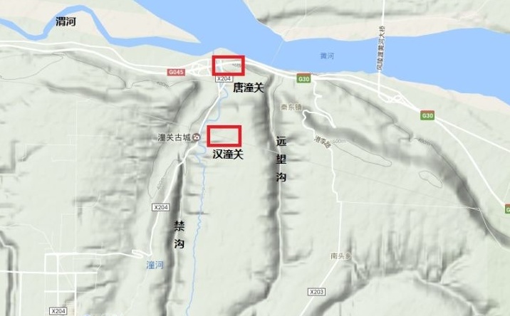  p>禁沟与十二连城是陕西潼关南面一条南北走向的天险深谷.