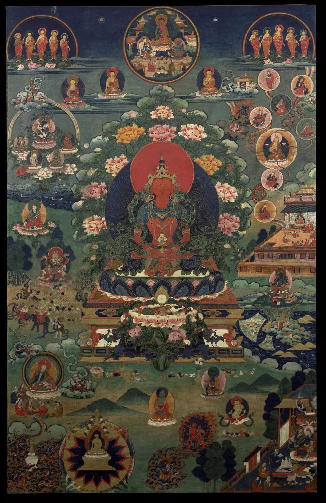 藏族唐卡(钦泽画派)