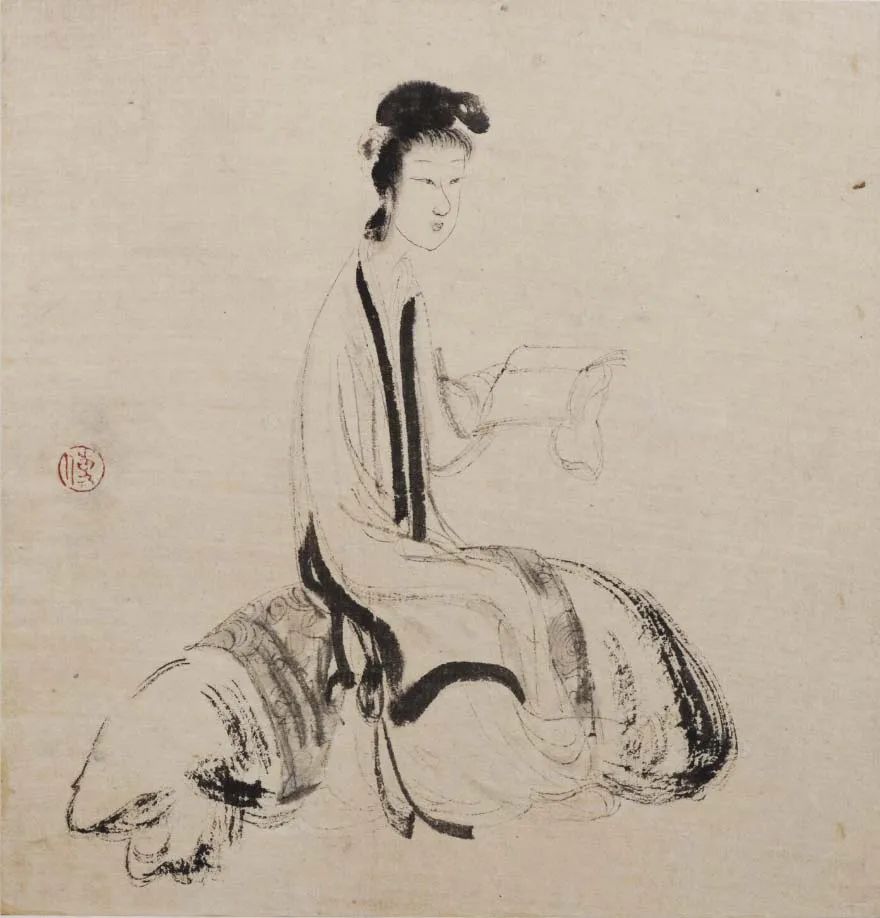傅抱石人物画｜中国绘画的超然_百科TA说