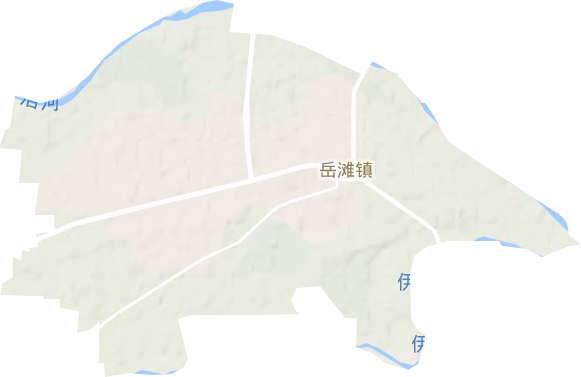 <p>岳滩镇地形图