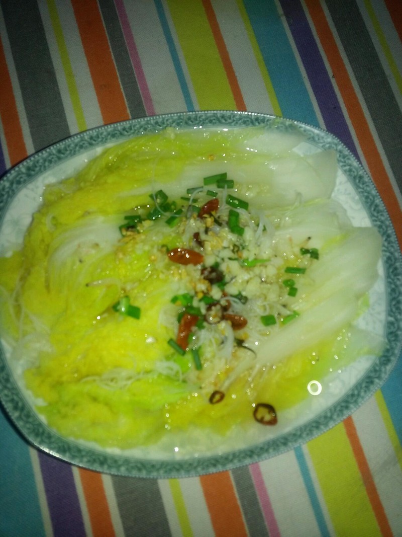 蒜蓉虾皮娃娃菜