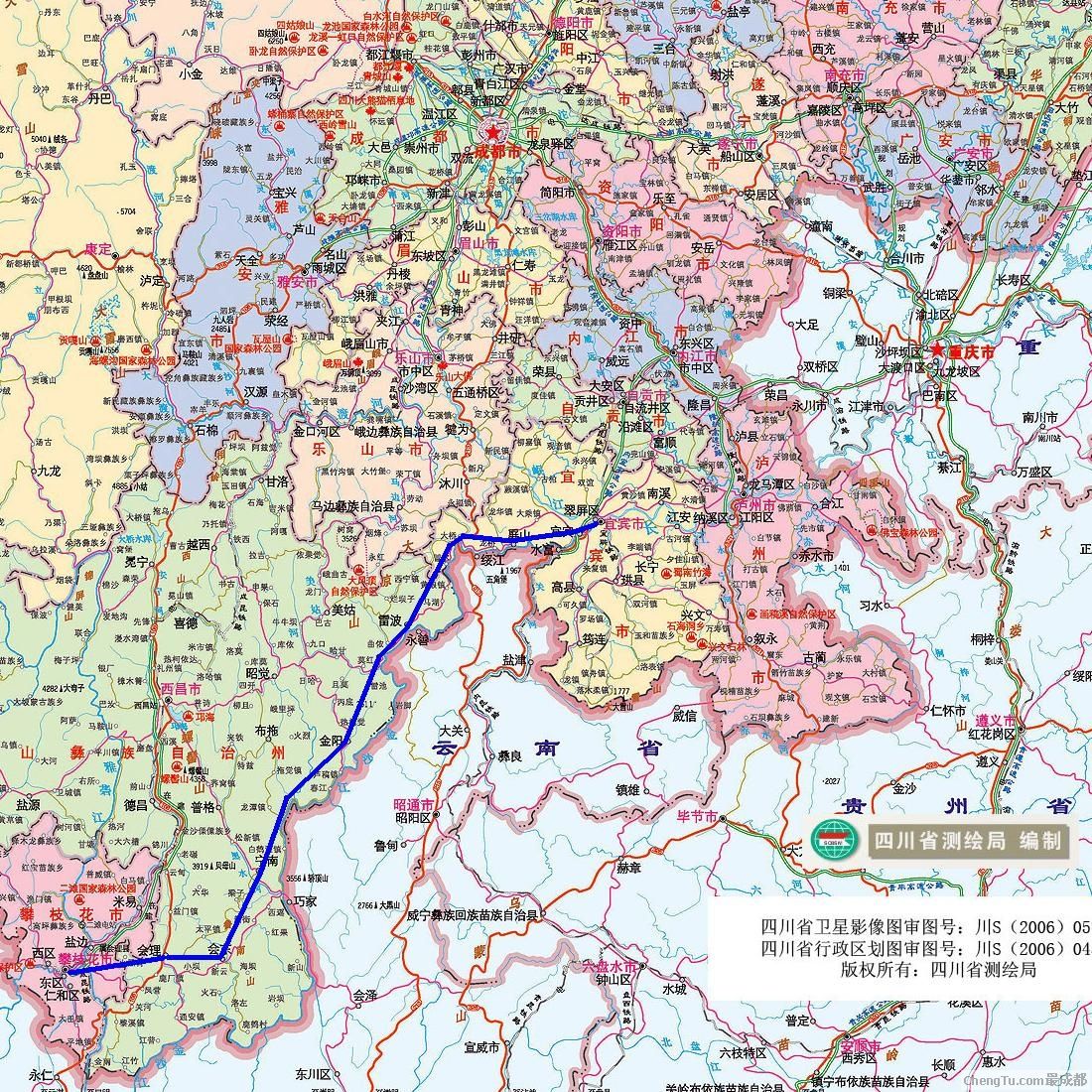  p>宜攀高速公路(沿江高速)从宜宾市沿金沙江而上,经过宜宾新市镇