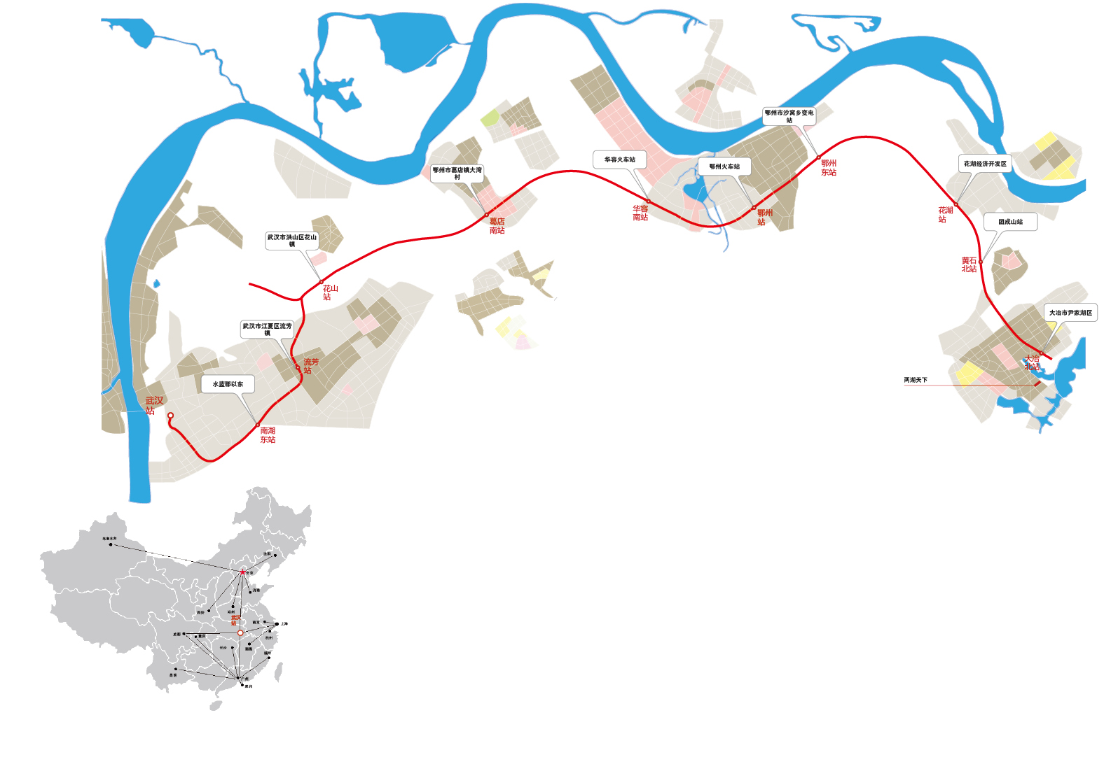  p>武九高速铁路(wuhan-jiujiang high-speed railway),又名武九客运