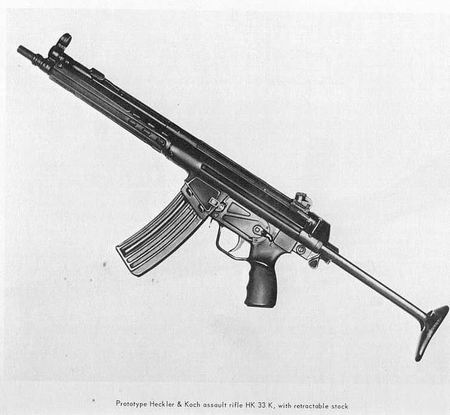 德国hk33e式5.56mm自动步枪