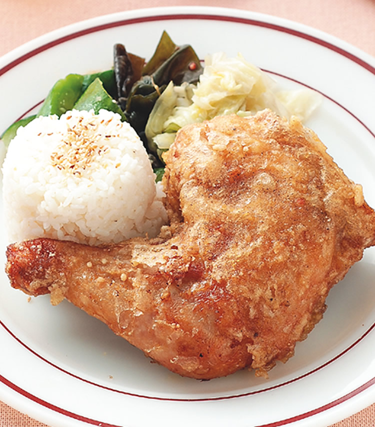 炸鸡腿饭