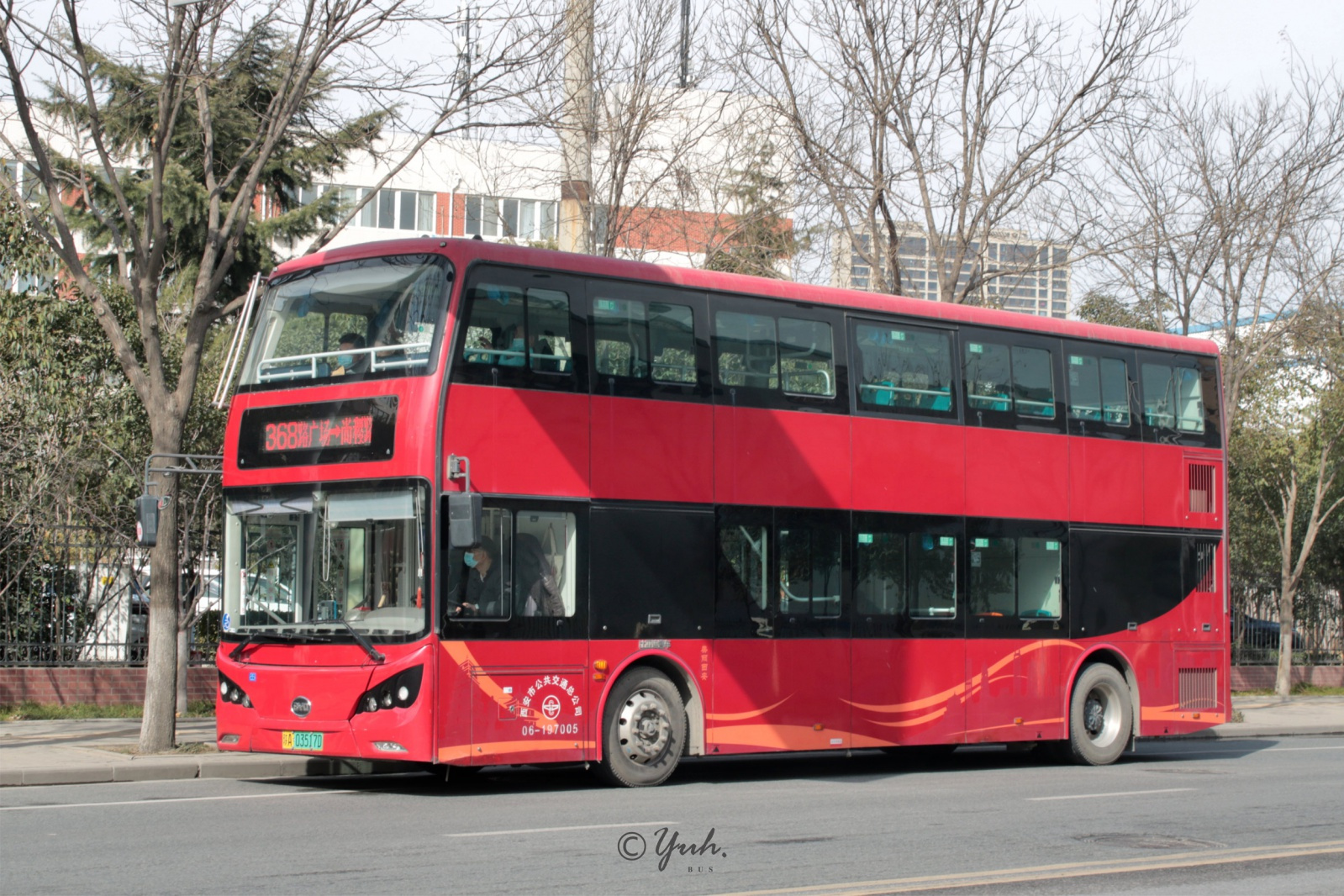 分公司368路是西安公交中近年来为数不多的使用双层车型新开通的线路