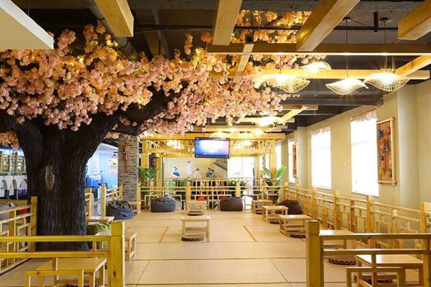  p>水沐年华汤泉宫位于徐州市睢宁县高作镇高南社区德邦物流分拣中心