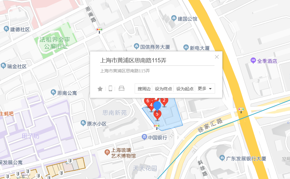  p>思南路115号位于上海市黄浦打浦桥,共计房屋1户. /p>