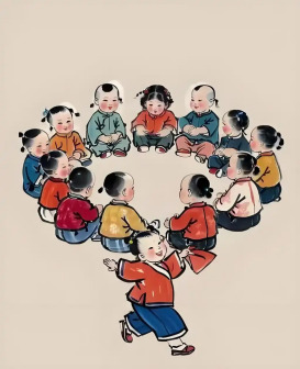 丢手绢（中国民间传统游戏）_百度百科