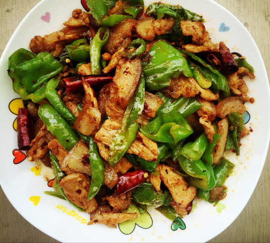 青椒豆豉盐煎肉