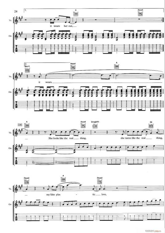 Fake Plastic Trees_百度百科