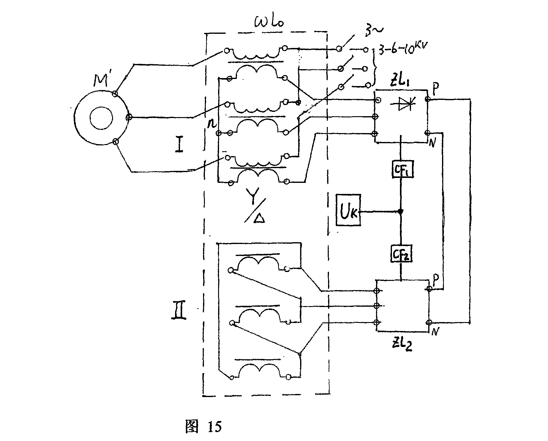三相整流桥组成的中低压和高压电机软起动器