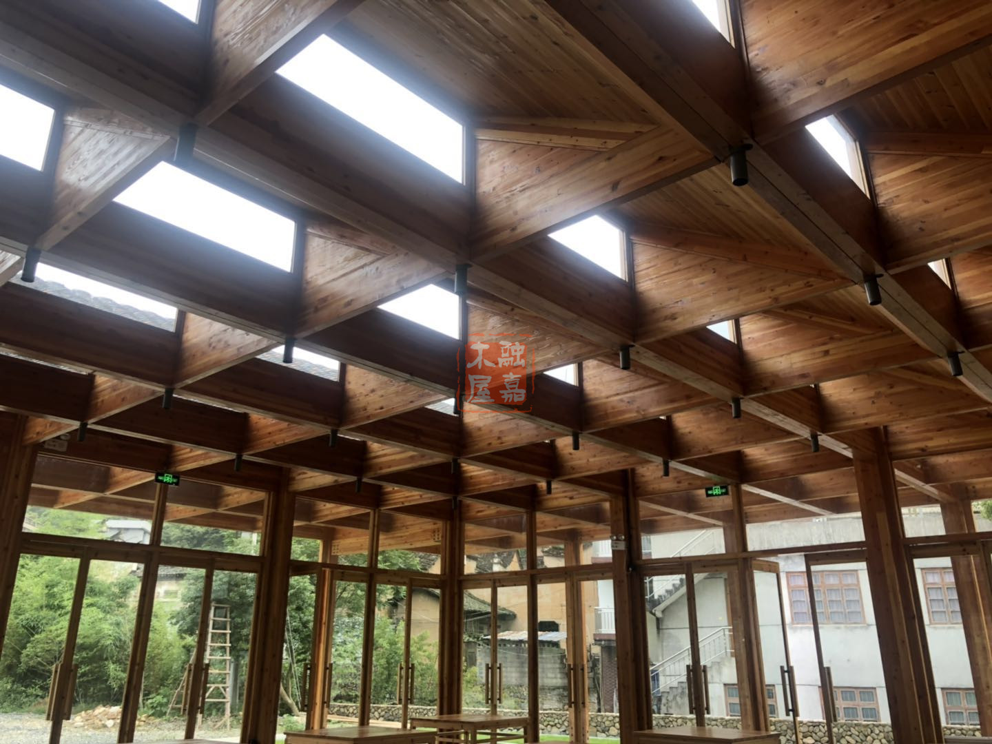 glued timber structure