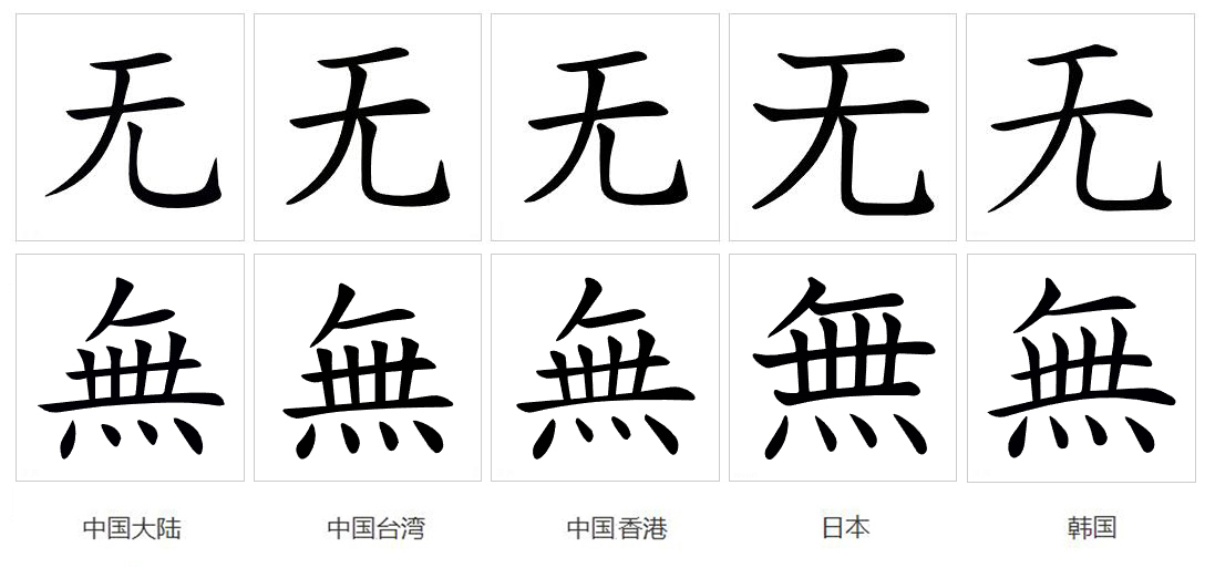 无（汉语文字）_百度百科