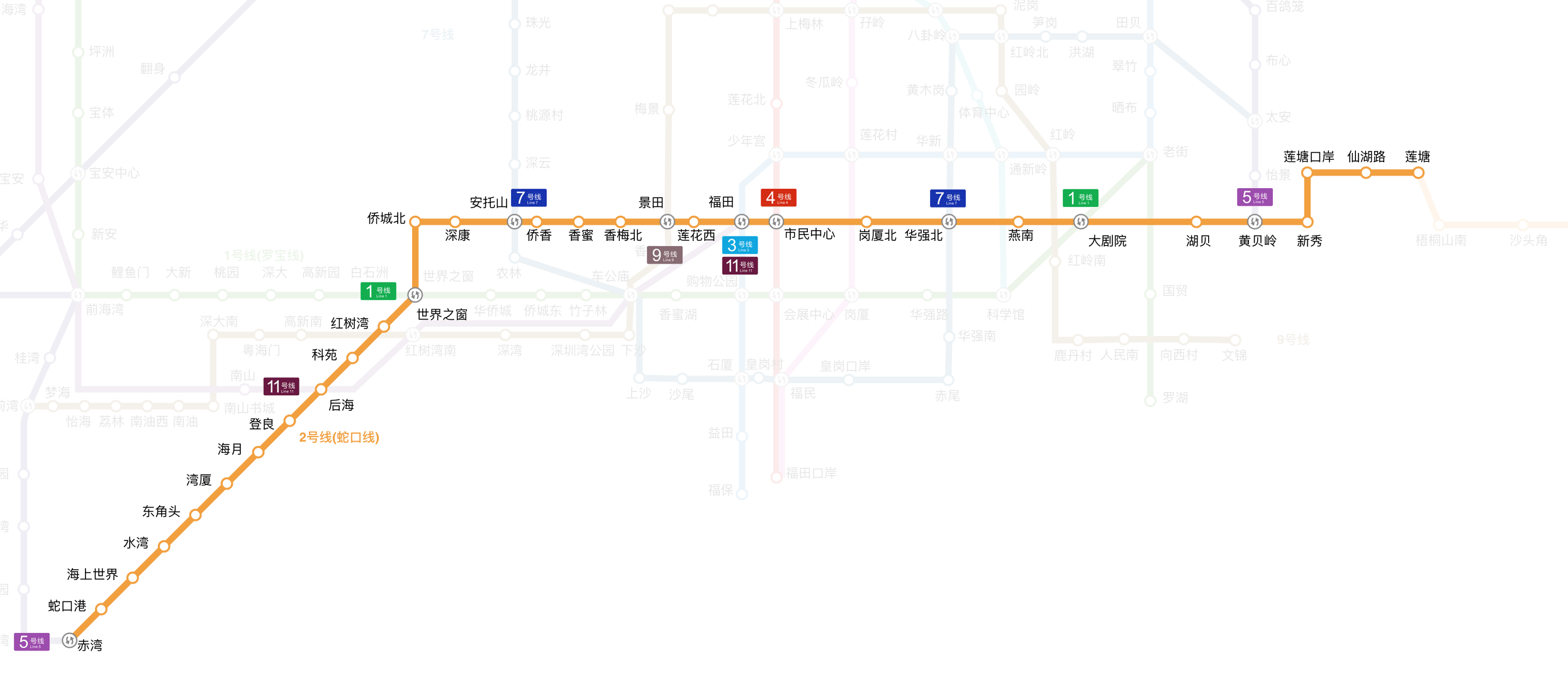 深圳蛇口线地铁