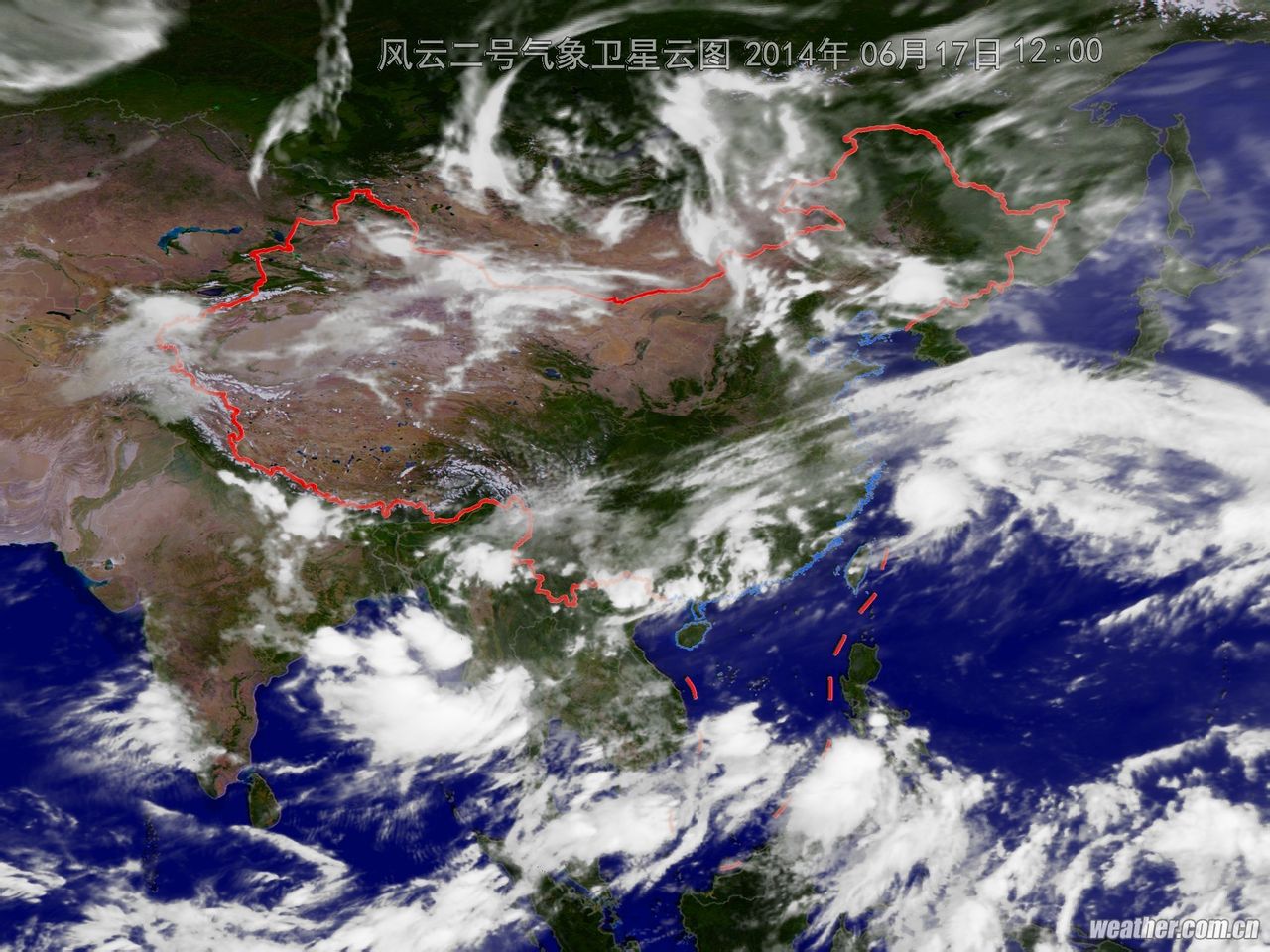 satellite cloud imagery