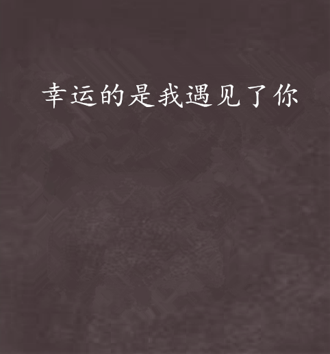 幸运的是我遇见了你