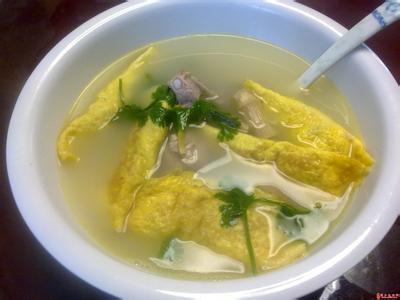 三鲜蛋饺汤