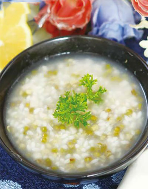 冬藕绿豆粥