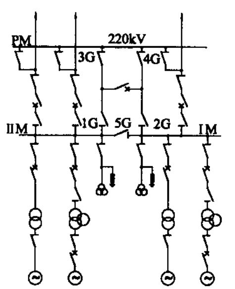 单母线分段带旁路接线