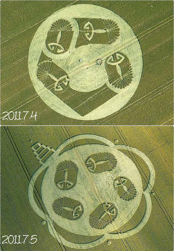  p>麦田怪圈( i>crop circle /i>),是指在麦田或其它田地上,通过某种