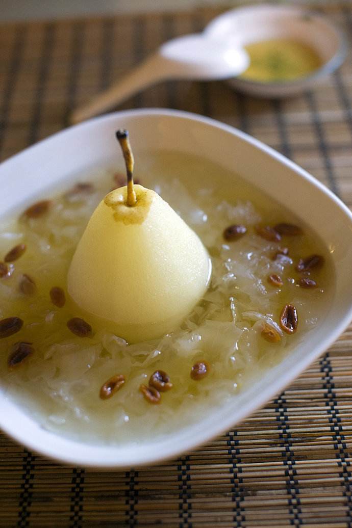 冰糖蜂蜜炖雪梨
