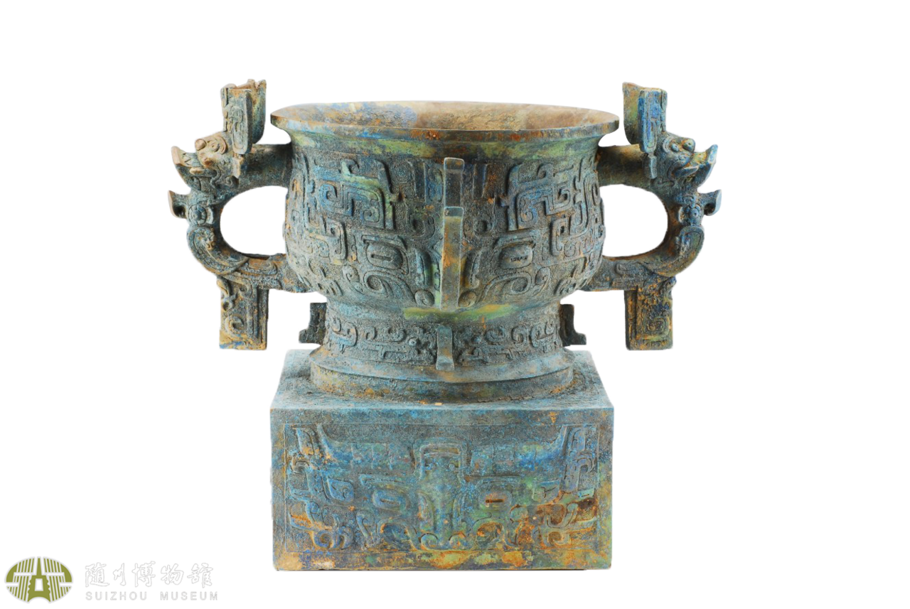 西周早期双耳方座铜簋