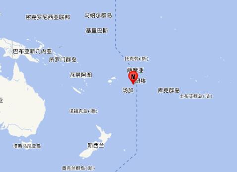 2·28汤加群岛地区地震