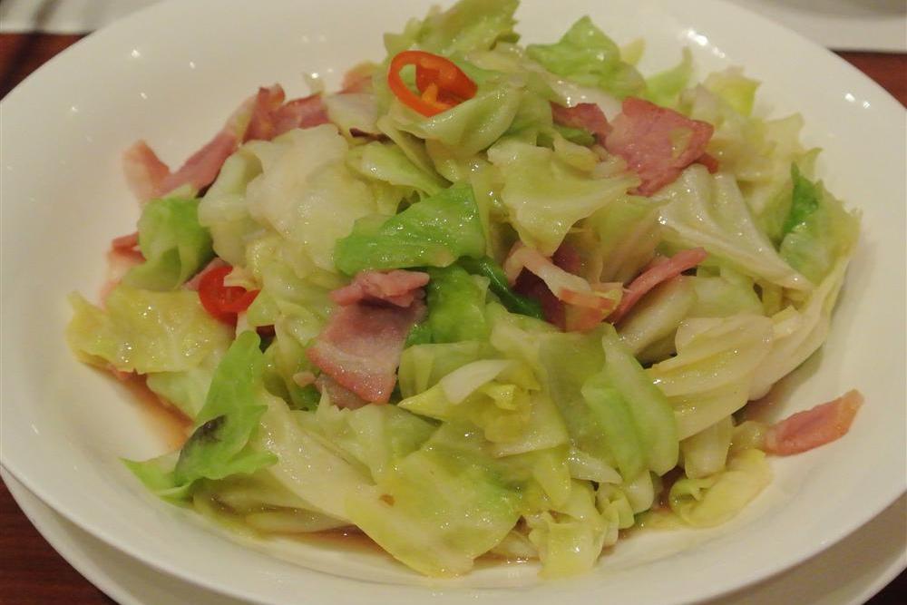 培根炒高丽菜