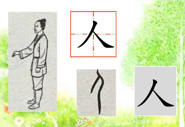简单的一撇一捺，却充满了哲理，让我们共同探讨“人”字的奥秘_百科TA说