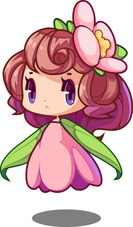 详情>>花菲菲,腾讯游戏《洛克王国 》中的宠物.