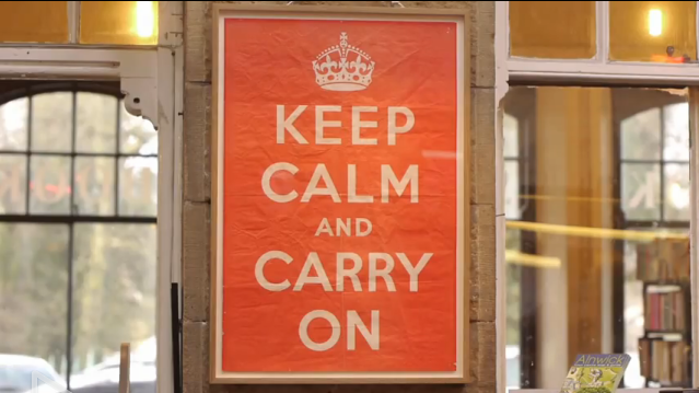 keep calm and carry on