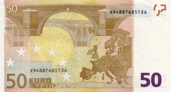 五十欧元纸币