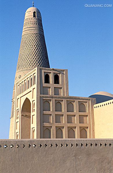  p>苏公塔礼拜寺,位于新疆 a target="_blank" href="/item/吐鲁番市