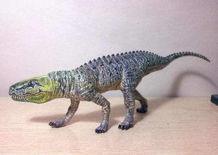 从复原图上看,波斯特鳄有些像鳄鱼和霸王龙的杂交种.