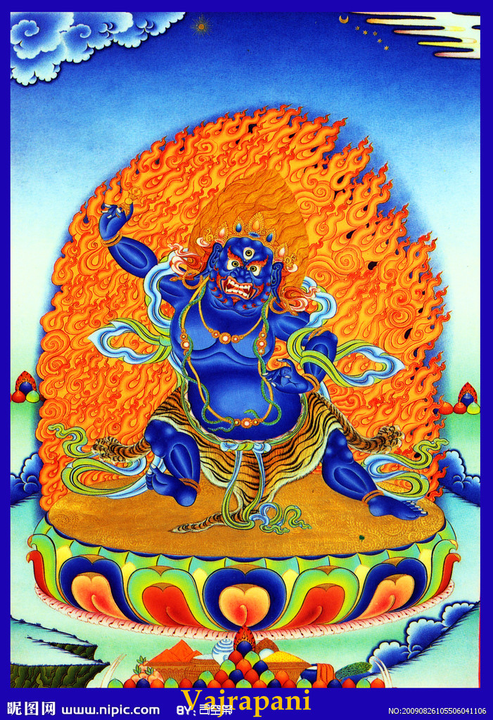  p>金刚手 a href="#">菩萨 /a>,梵文vajrapani.