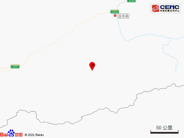 5·30新疆巴音郭楞州且末县3.7级地震