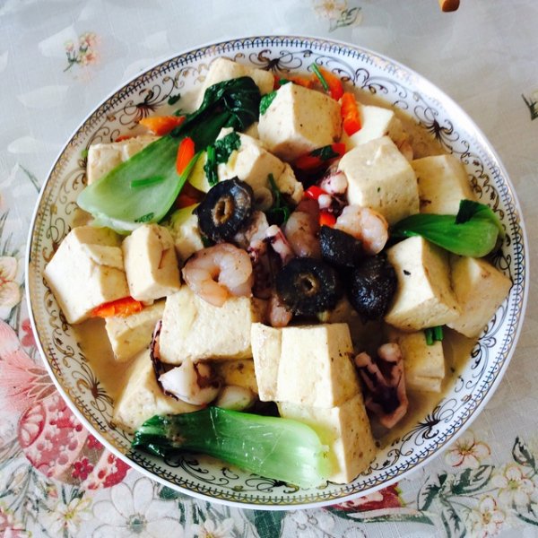 营养三鲜豆腐