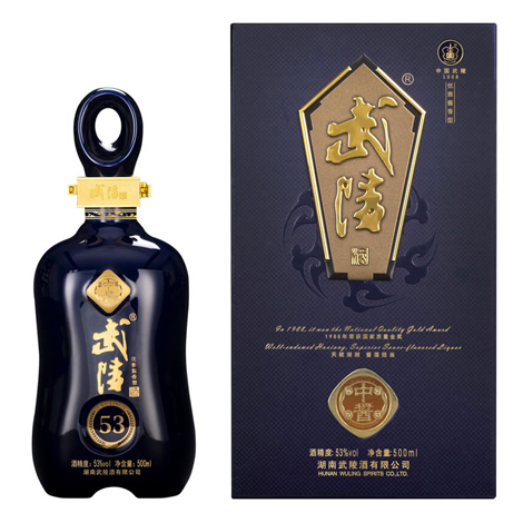 武陵酒☆白酒老酒、湖南省常徳市90年代 38% 500ml 茅武郎酒 武陵酒（湖南省常德市特产酱香型白酒、地理标志产品）_百度百科