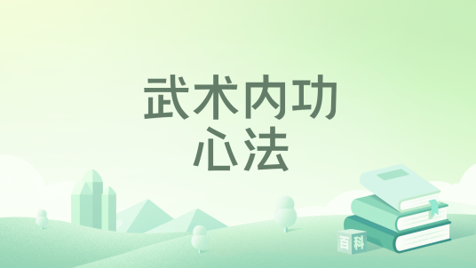武术内功心法_百度百科
