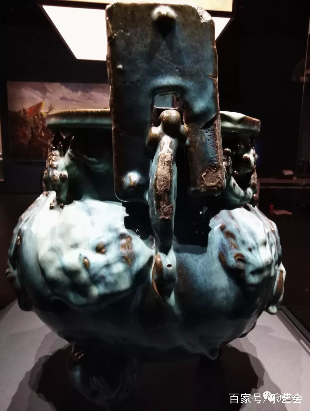 元代小宋自造钧窑香炉瑰宝：孟和套格套分享内蒙古博物院钧瓷藏品_百科TA说