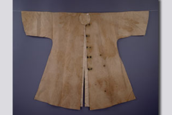  p>浅驼色大云龙纹纱单褂是清朝时期的一件文物,现收藏于首都博物馆.