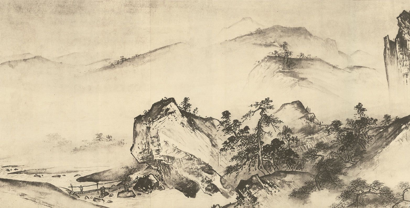 夏圭溪山清远卷