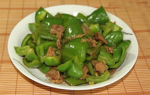 青椒炒肉