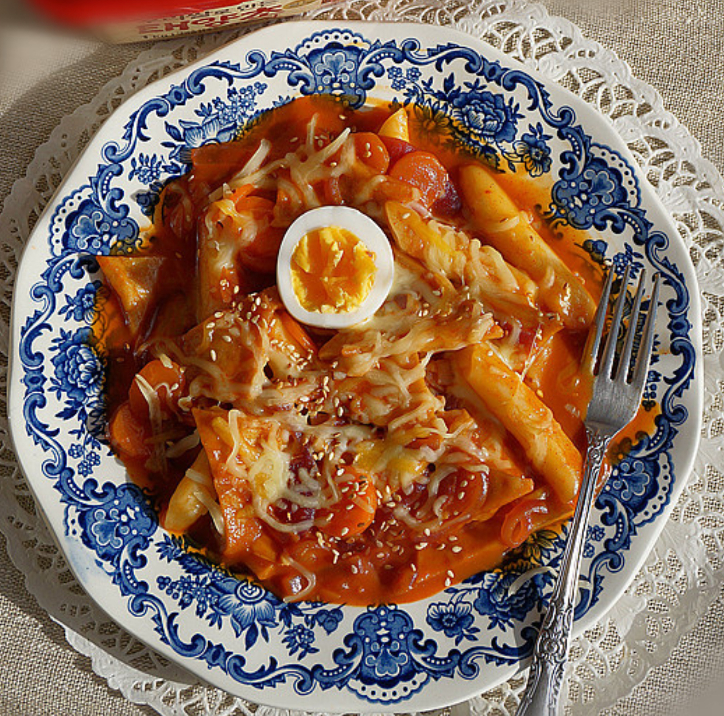 韩式芝士炒年糕